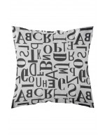 Koristetyynynpäällinen Aakkoset, 2kpl setti (3 väriä)