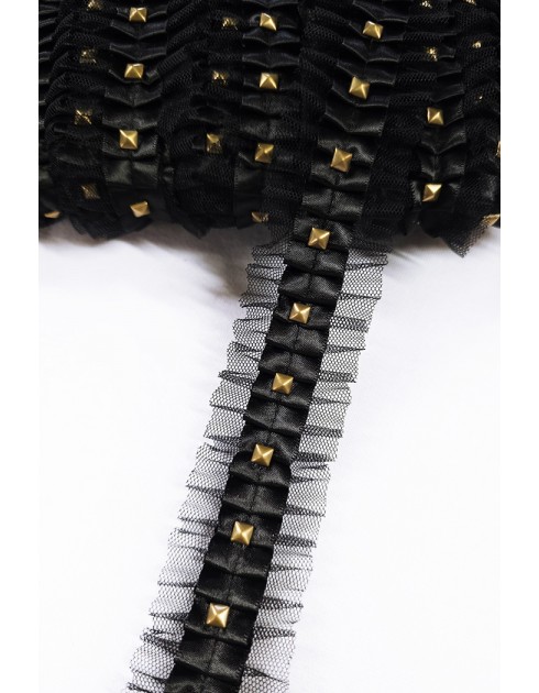 Niitti koristenauha, musta