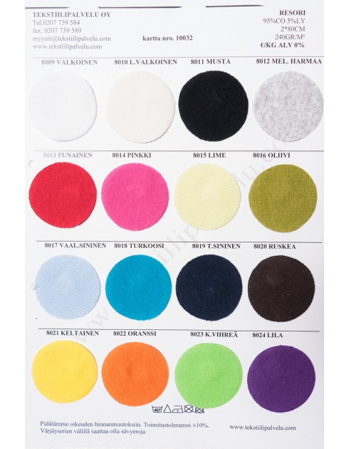 Reiska -resori (15 väriä)