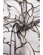 Kuviotylli, musta-kulta